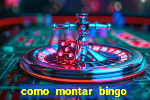 como montar bingo brinquedos toia